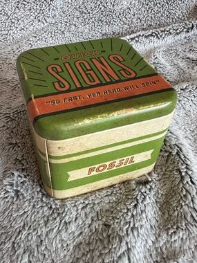 Fossil Watch Tin **EMPTY**